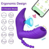 Vibrator Wireless Dildo Vibrator Bluetooth Vibrator APP Remote Control Clitoris Vibrator Adults Wear Sex Toys for Women,Random Color