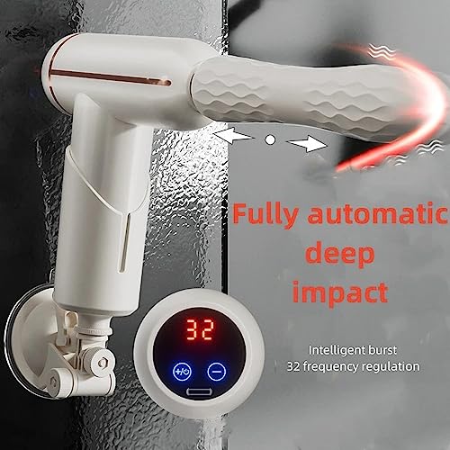 TINMICO Female Masturbation, Sex Machine Telescopic Dildo Vibrator Automatic Up Down Massager Gun G Spot Thrusting Retractable Vaginal Toy Female Masturbation with 32 Speed Modes,Gift Female