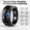 TINMICO Penis Rings Vibrators Cock Ring for Men Delay Ejaculation Cockring Masturbators Penis Ring Sex Toys for Adults, Penis Ring Silicone Ring for Erection Enhancement Sex,Black