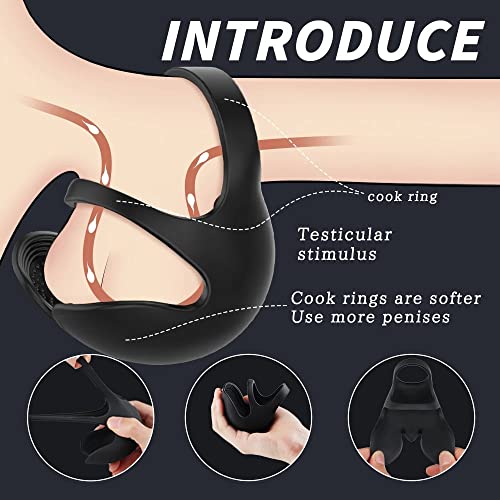 TINMICO Vibrator Cock Ring,Toys for Men Couple Penis Ring, Male Masturbators, Sex Toys for Adult Couples