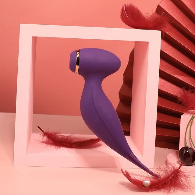 TINMICO Sucker Vibrator Powerful Nipple Sucking, Toys for Women, Female Masturbator,TMC Gift (Purple)