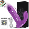 TINMICO Bluetooth APP Control Thrusting Butt Plug Anal Vibrator, Anal Dildo Bullet Butt Plug Prostate Massager,APP Controlled Vibrator Female Wireless,Random Color (Purple)