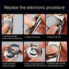 Alloy Lighter with Watch Pan, Creative Dial Rocker Arm Inflatable Lighter Windproof Portable Candle Lighter, Jet Flame Mini Torch Lighter for Grills, BBQ, Fireplaces, Camping (C)