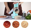 MagicBox 3 in1 Multi-Purpose Manual Food Grater For Vegetable, Nuts, Potato, Cheese, Chocolate, Carrots Walnuts, Cookies.. Tabletop Drum Grate Super Easy To User, Blue