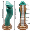 TINMICO G-spot Dildo Huge Silicone Dildo Soft Monster Dildo Animal Anal Plug for Vaginal G-spot Anal Prostate Stimulation Sex Toy for Women Gay Couble Random Color (Green, Yellow) (Green)