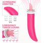 TINMICO Pussy Sucking Dildo Vibrator Sex Toys for Woman Tongue Licking Clitoris Stimulator Nipple Sucking Vibrator Masturbator Massager,Adult Toys Vibrator with 8 Sucking,Pink