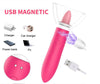 TINMICO Pussy Sucking Dildo Vibrator Sex Toys for Woman Tongue Licking Clitoris Stimulator Nipple Sucking Vibrator Masturbator Massager,Adult Toys Vibrator with 8 Sucking,Pink