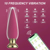 TINMICO Bluetooth Anal Vibrator Wireless APP Remote Anal Plug Sex Toy for Men Women G-spot Dildo Vibrator Butt Plugs Prostate Massager,Rechargeable Silicone