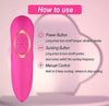 TINMICO Pussy Sucking Dildo Vibrator Sex Toys for Woman Tongue Licking Clitoris Stimulator Nipple Sucking Vibrator Masturbator Massager,Adult Toys Vibrator with 8 Sucking,Pink