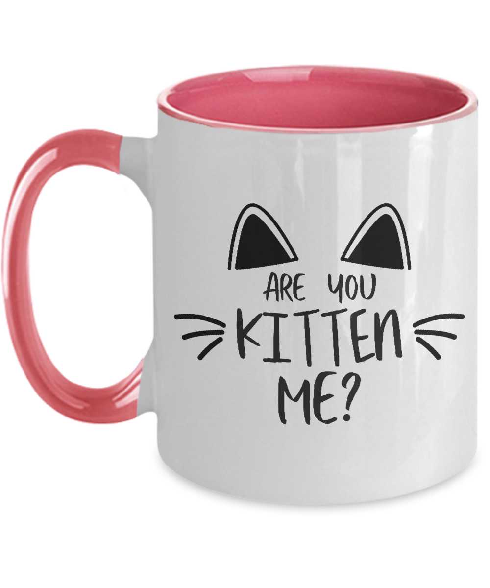 Are You Kitten Me Right Two Tone 10oz Mug tinmico