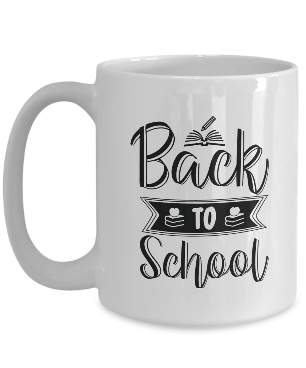 Back to School Mug Teacher Student Gift College 15 oz Ceramic Cup,Tinmico Mug tinmico