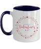 Beautiful hearts for valentines day mug tinmico