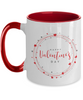 Beautiful hearts for valentines day mug tinmico