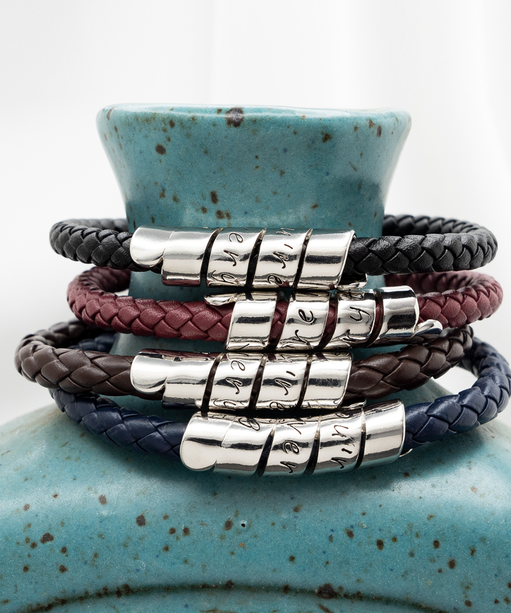 Buy Men's Bracelet Set Set of 3 Bracelets for Men Men's Leather Bracelet  Men's Anchor Bracelet Men's Jewelry Men's Gift Boyfriend Online in India -  Etsy