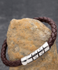 Brown Leather Bracelet,Birthday Gifts for Brother from Sister, Meaningful Brother Christmas Gift, To My Brother Bracelet, Older Brother Bracelet Gifts tinmico