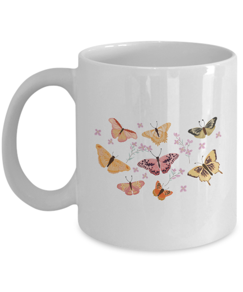 Butterfly Mug, Butterfly Coffee Mug, Butterfly Gifts for Women Unique, Personalized Butterfly Coffee Cup With Name, Butterflies Gift, 11oz Mug, ma tinmico