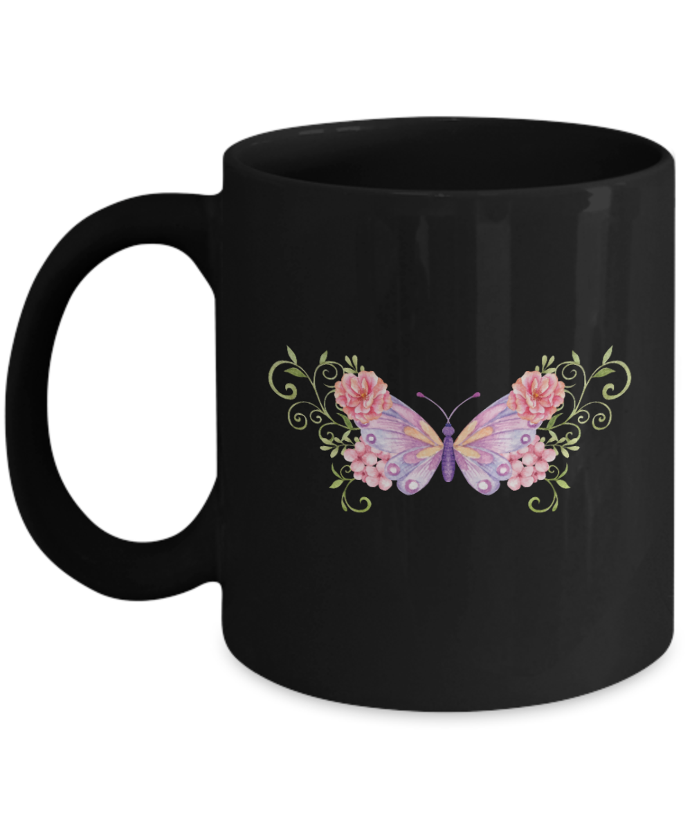 Butterfly Mug, Coffee Mug, Butterfly Gifts for Women Unique, Personalized With Name, Butterflies Gift, Personalised, Customised, 11oz Mug, ma tinmico