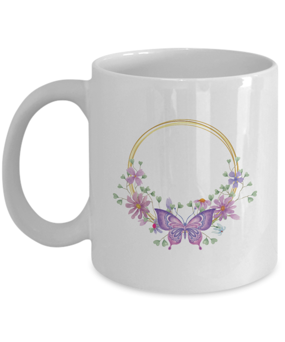 Butterfly Mug, Gifts for Women, Coffee Mug for Women, 11oz Mug tinmico