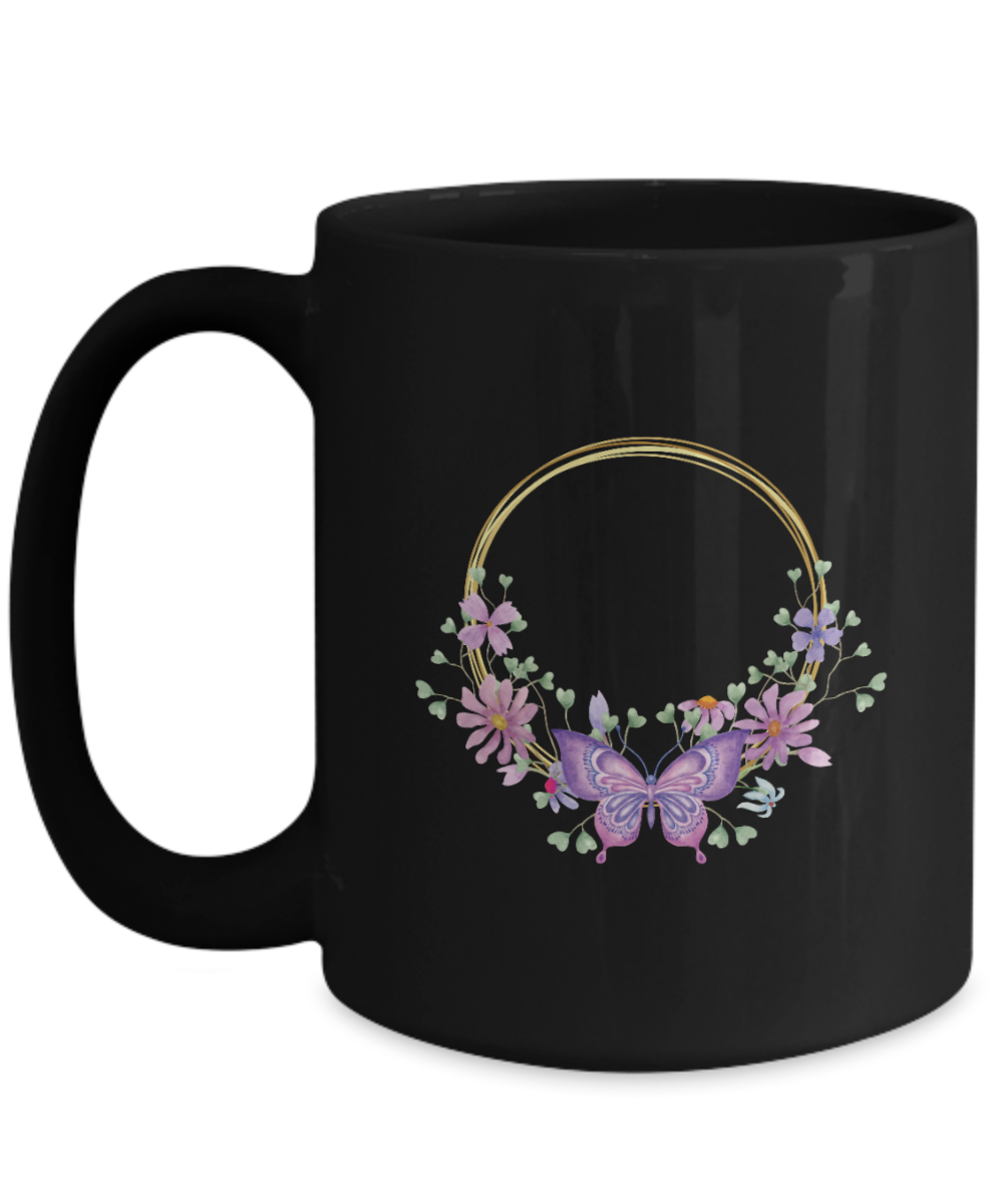 Butterfly Mug, Gifts for Women, Coffee Mug for Women, 15oz Mug tinmico