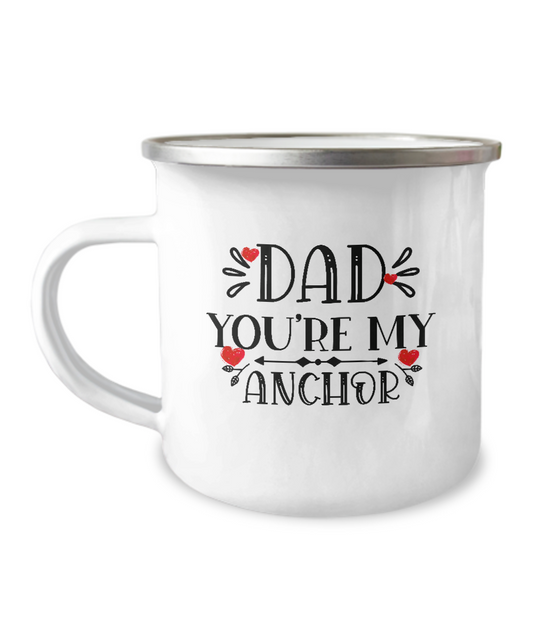 Camper Mug,Dad You Are My Anchor , Dad Gift, Twin Dad Cup, Fathers Day Mug, Best Dad Ever Gift, Dad To Be Mug, Tinmico Mug tinmico