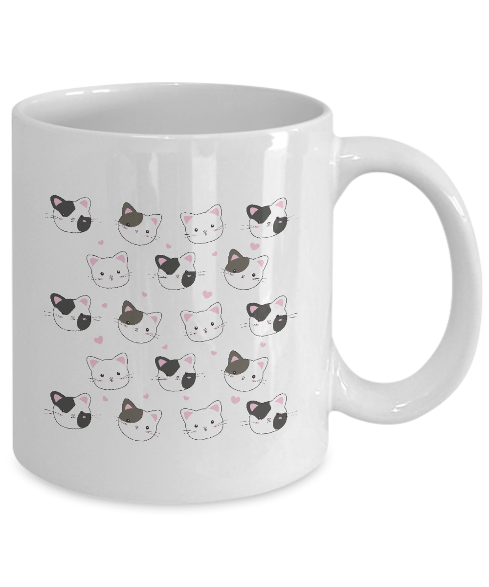 Cat Funny Coffee Mug 11oz - Christmas Gift Idea for Cat Lovers tinmico