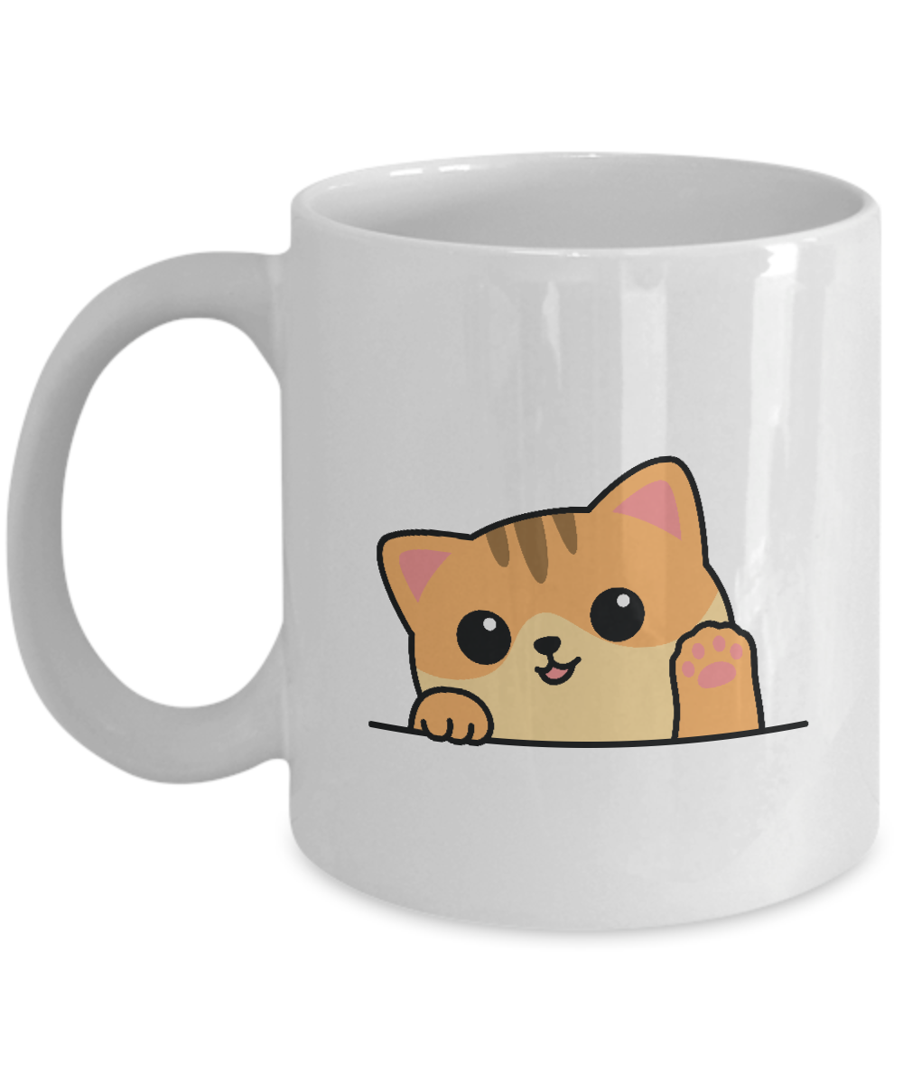 Cat Lovers Mug Coffee Right Meow Funny Ceramic Cup , Hot Tea or Hot Chocolate,Mug Coffee, Funny Mug,Cat Mug 11oz tinmico