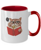 Cat Mug, Cat Gift, Cat Owner Gift, Funny Cat Coffee Mug, Two Tone 11oz Mug, ma tinmico