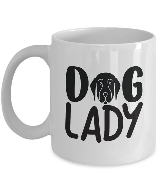 Crazy Dog Lady Mug, Personalisable Mug, Dog Lover Mug, Gift Mug, Custom Mug, Personalised - Gift, Mug, Dog Mug, Dog Lady, 11 oz Mug tinmico