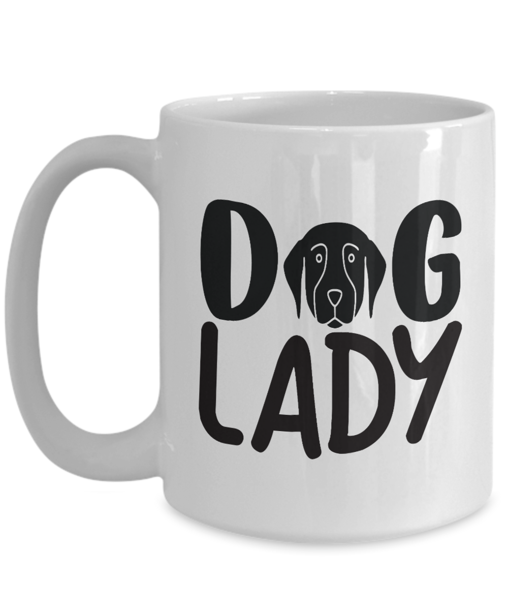 Crazy Dog Lady Mug, Personalisable Mug, Dog Lover Mug, Gift Mug, Custom Mug, Personalised - Gift, Mug, Dog Mug, Dog Lady, 15oz Mug tinmico