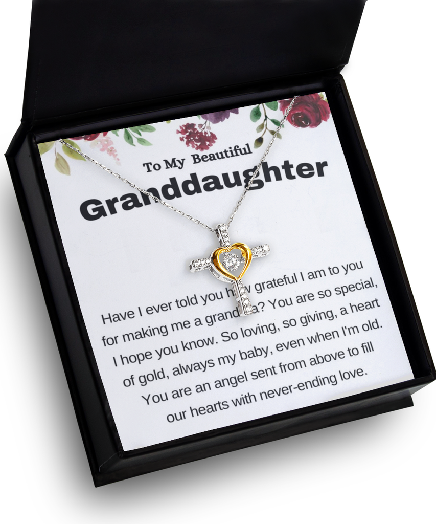 Amazon.com: Forever Loved to My Granddaughter Necklace, Gift for  Granddaughter from Grandpa-Grandpa, Granddaughter Gifts - Luxury Necklace  Gold On Birthday, Anniversary - Includes Gift Box!: Clothing, Shoes &  Jewelry