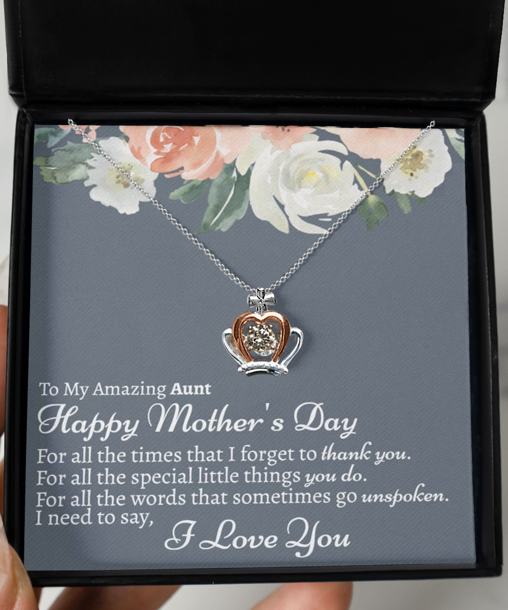 Special Gift Mom From Daughter Card & Heart Necklace Set | Blue Spruce  Market