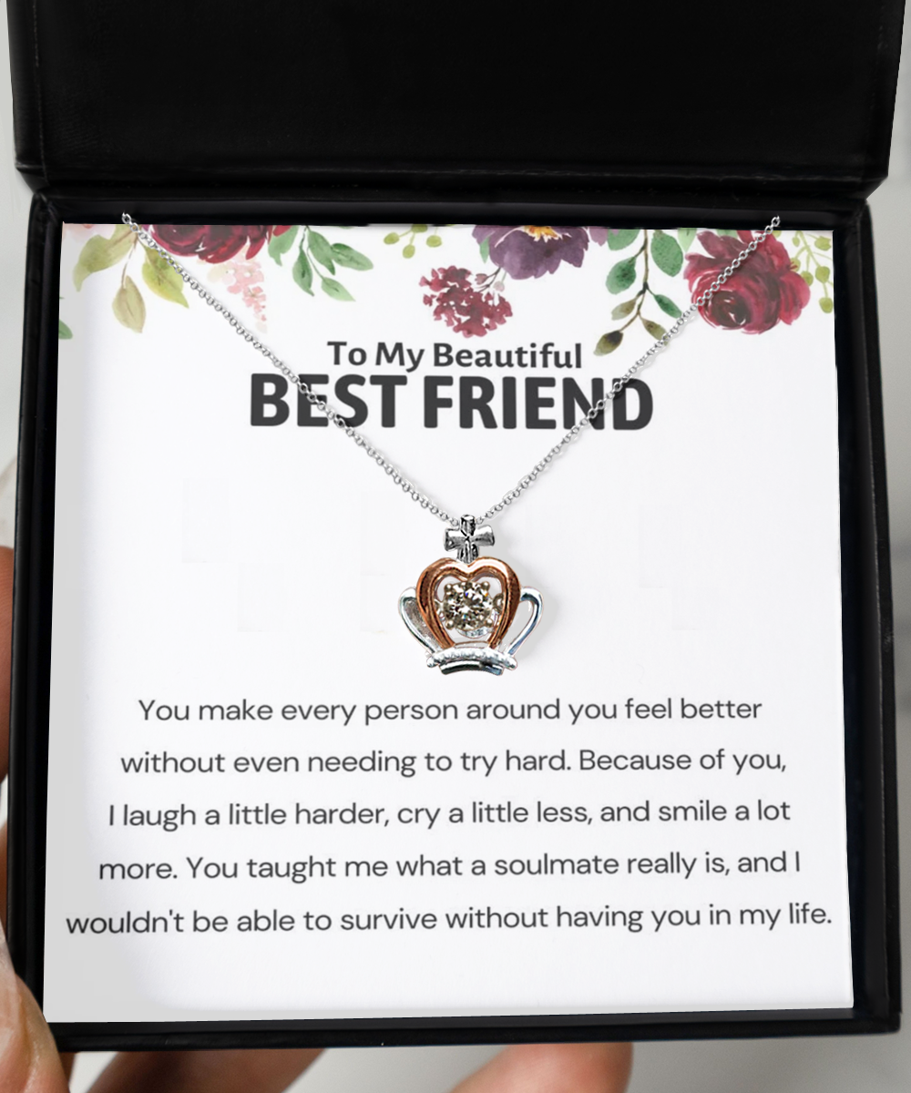 Heart Knot Gold Necklace ,Best friend bracelet, best friend gift, best –  TINMICO