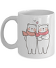 Cute Mugs Bear Coffee Cup ,Funny Valentine's Day Birthday Gifts for You , 11 oz tinmico