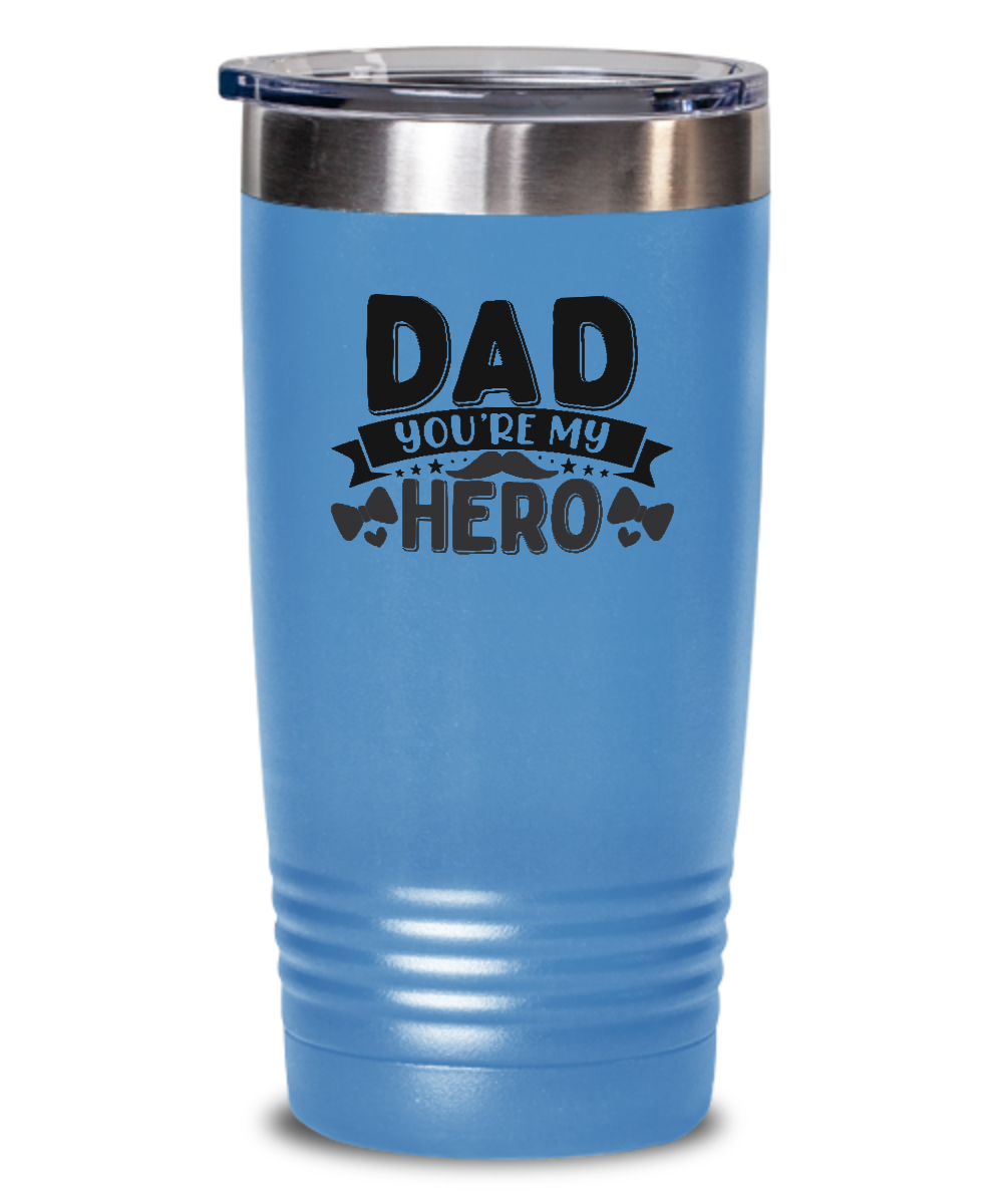 Dad You Are My Hero,Gift For Dad, Dad Gift, Dad Tumbler, For Him, Custom Tumbler, Fathers Day Gift, Fathers Day Tumbler, Travel Coffee Mug, Personalized Tumbler,Tinmico Tumble tinmico