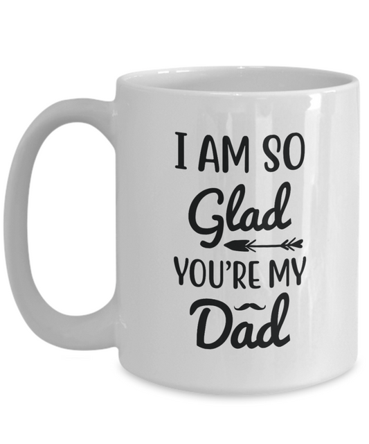 Dad mug, Birthday For Dad On Fathers Day Dear Stepfather Mugs For Dads 15 oz ,Funny White Coffee Mug Dad From Daughter For Best Dad Ever, ma tinmico