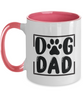 Dog Face Mug, Custom Dog Mug, Personalized Dog Mug, Dog Mom Mug, Dog Dad Mug, Custom Pet Mug, Two Tone 11oz Mug tinmico