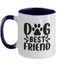 Dog and owner mug, dog and owner gift, gift for dog owner,  Customized mug, coffee mug, Friend Gift, new dog owner, Two Tone 11oz Mug tinmico