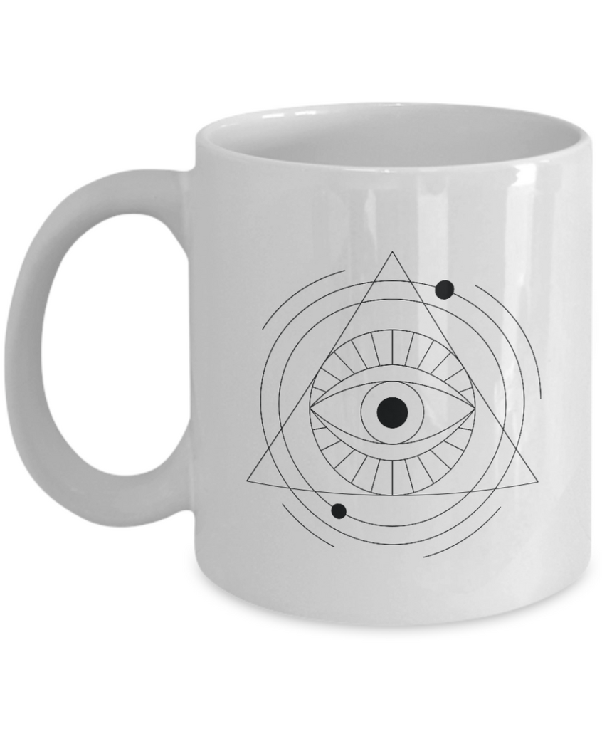 Eye of the Illuminati Tea, Coffee Mug, 11oz mug tinmico