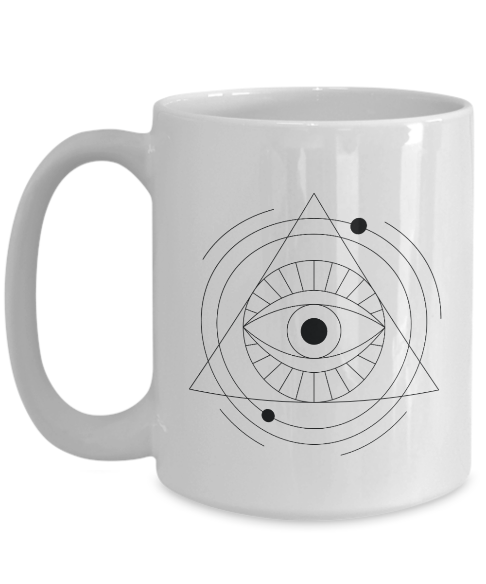 Eye of the Illuminati Tea, Coffee Mug, 15oz mug tinmico