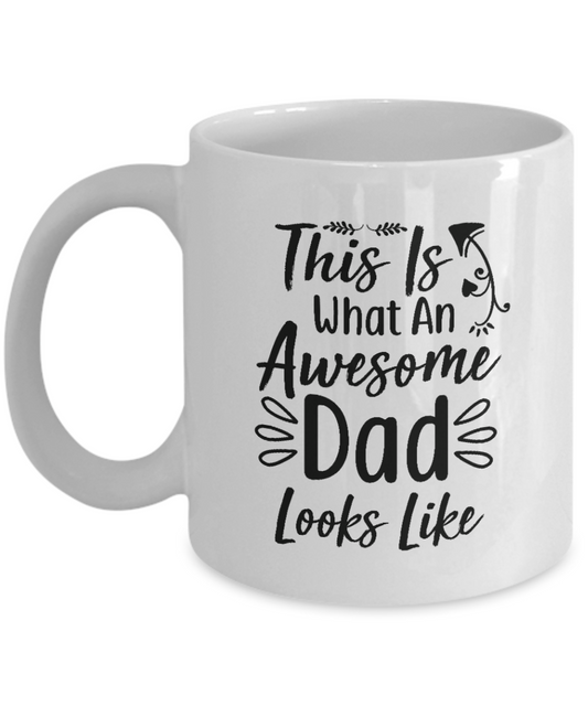 Fathers day gift, Personalised Mug, First Fathers Day, Gift for Dad, 11oz, ma tinmico