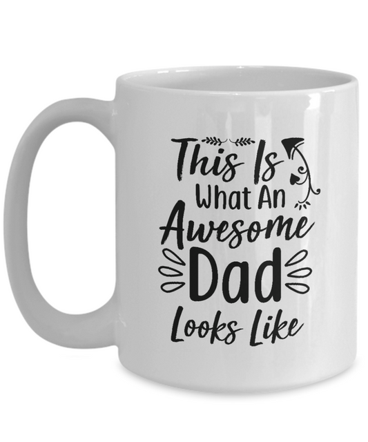 Fathers day gift, Personalised Mug, First Fathers Day, Gift for Dad, 15oz, ma tinmico