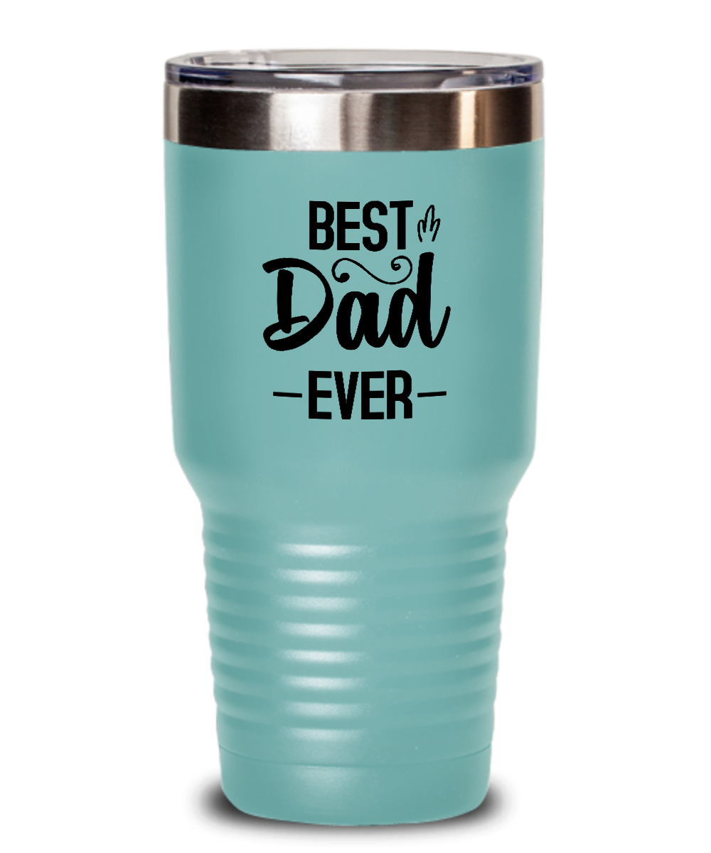 Gift For Dad, Dad Gift, Dad Tumbler,,Best Dad Ever Father's Day Gift Tumbler Laser Engraved 30oz Stainless Steel Mug Cup tinmico