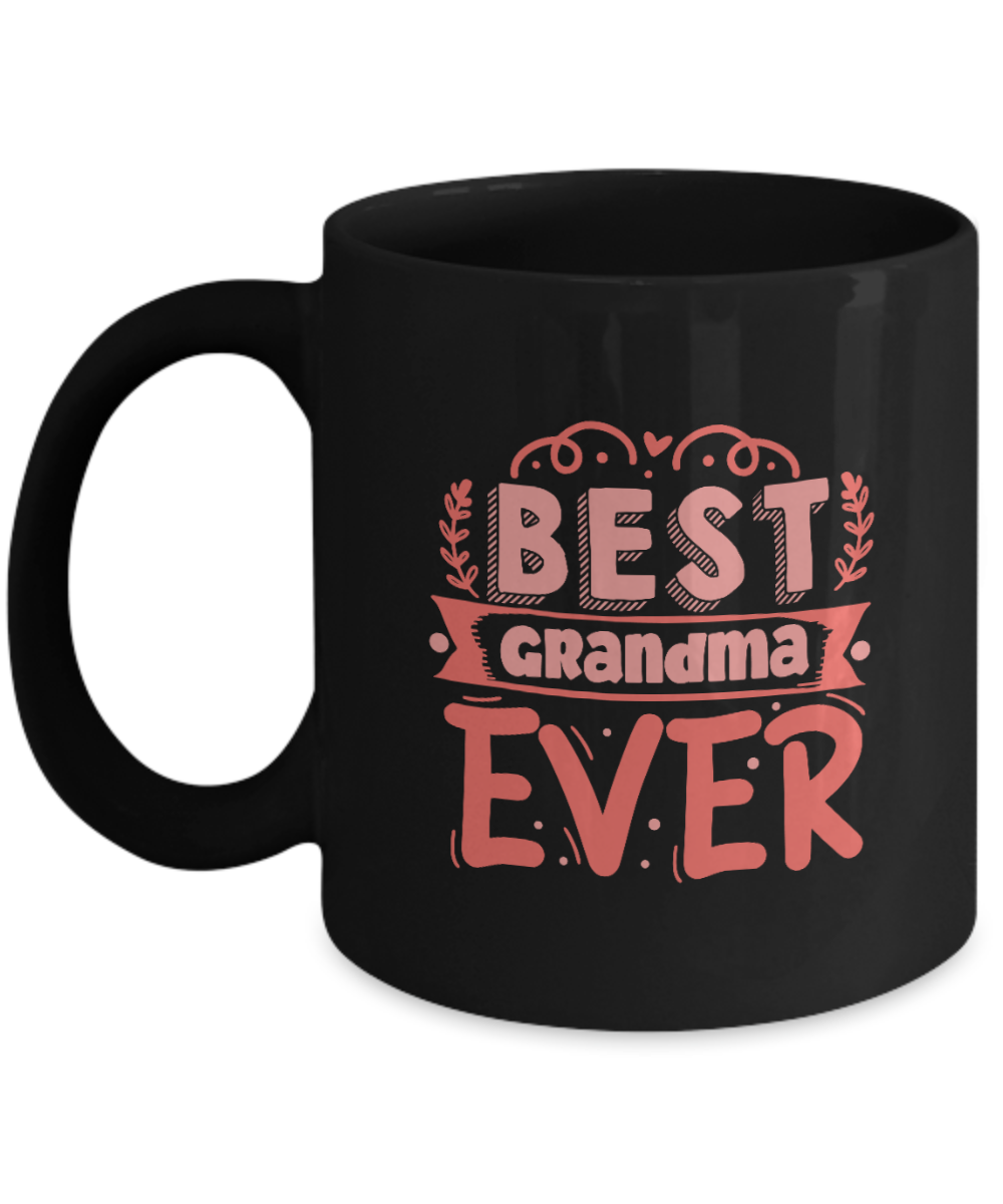 Grandma Mug, Grandma Gift For Grandma Birthday Gift, Personalized Grandmother Coffee Cup, Mothers Day Gift From Granddaughter Stick, 11oz mug tinmico