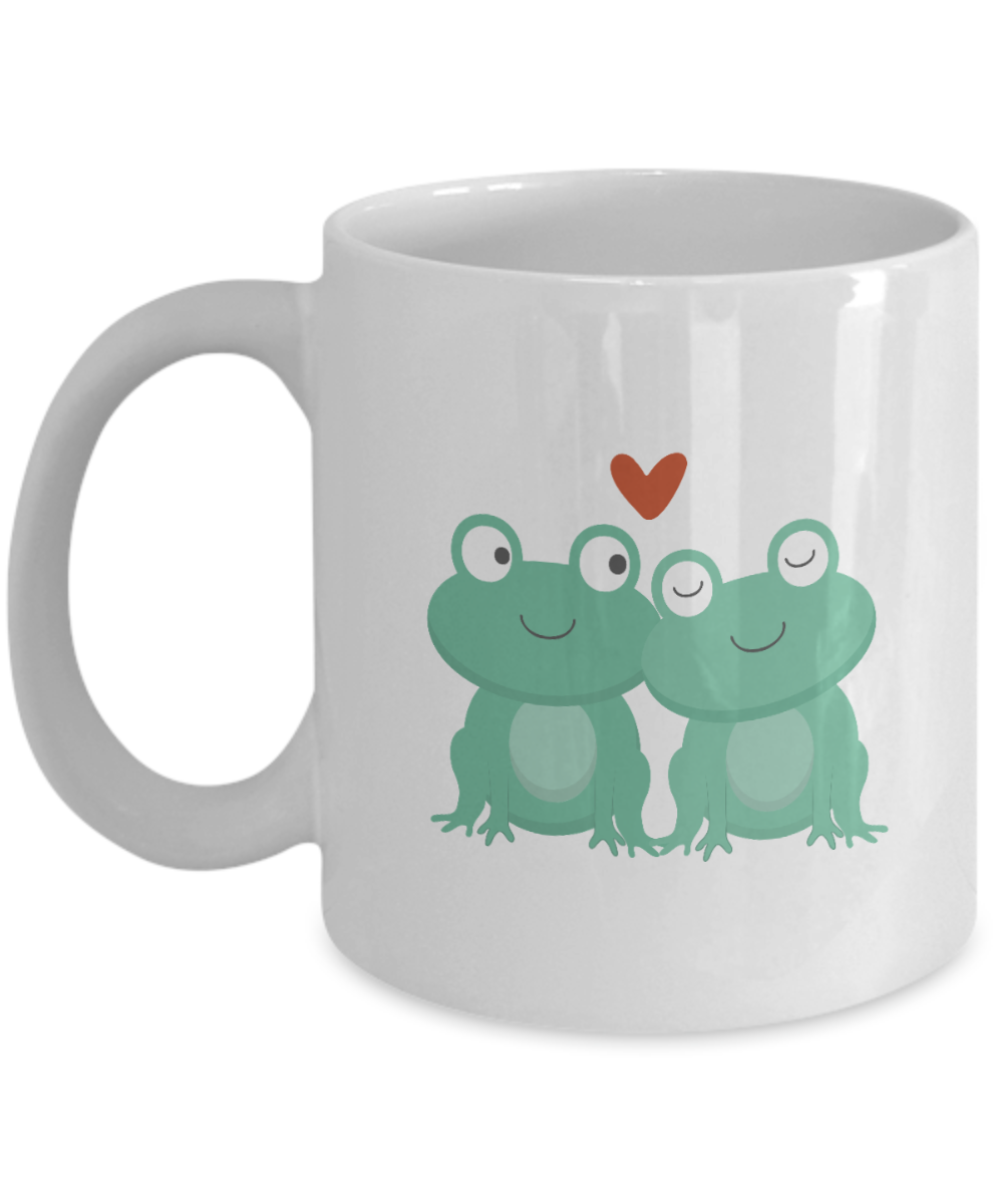 Green Frog Mug, Personalised Green Frog Mug, Personalised Mug, 11oz Mug, ma tinmico