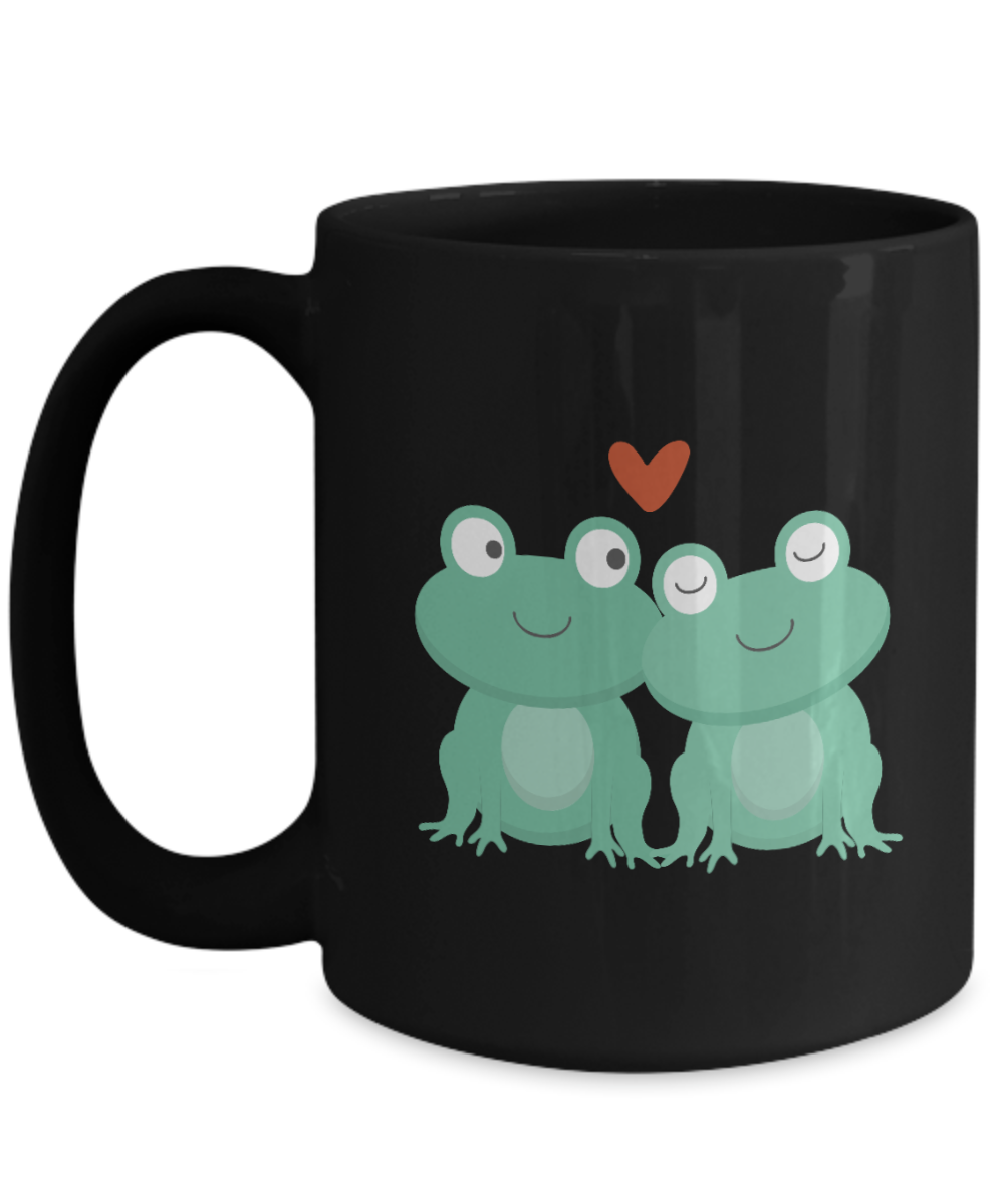 Green Frog Mug, Personalised Green Frog Mug, Personalised Mug, 15oz Mug, ma tinmico