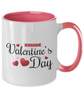 Happy Valentines Day Gifts ,Valentines Day Love You Birthday Christmas Gift Two Tone Coffee Mug 11 oz tinmico