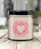 Happy Valentines Day,Personalised Scented Soy Candle, Handmade Valentine's Day Gift for Him tinmico