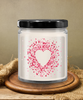 Happy Valentines Day,Personalised Scented Soy Candle, Handmade Valentine's Day Gift for Him tinmico