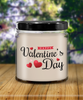 Happy Valentines Day ,Valentines Day Gift for Her,Be My Valentine Valentine's Day Gift Personalised Candle - Glow Through Candle tinmico