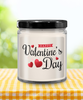 Happy Valentines Day ,Valentines Day Gift for Her,Be My Valentine Valentine's Day Gift Personalised Candle - Glow Through Candle tinmico